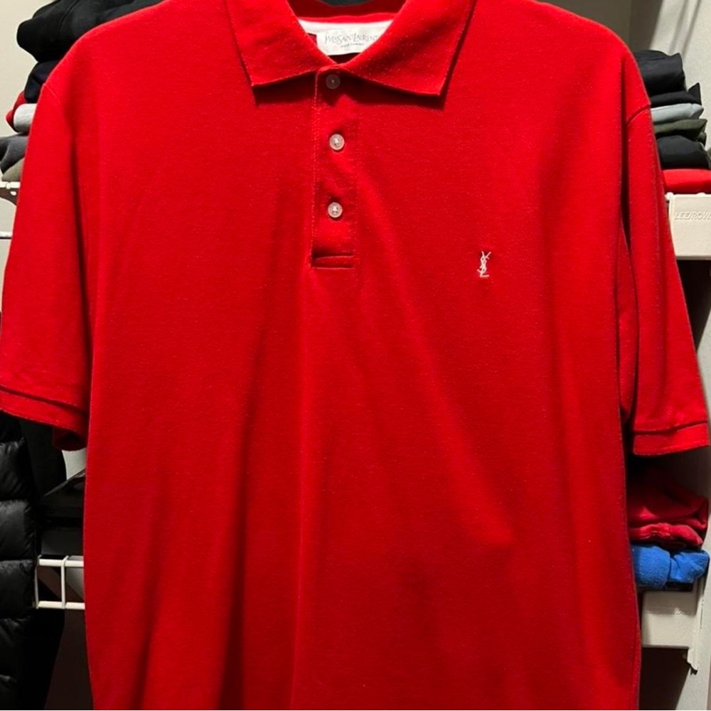 Red YSL Polo size L